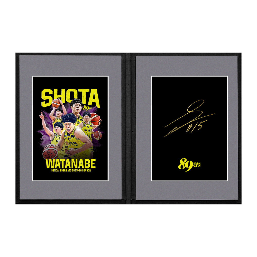 【受注販売】【MyPLAYER COLLECTION 2025-26】選手直筆サイン入りフォトアルバム(ラフネートル) #15 渡辺翔太 詳細画像 #15 渡辺 翔太 1